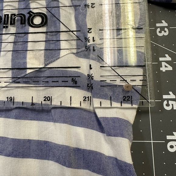 Chico’s crazy stripe button up top. - Picture 2 of 6